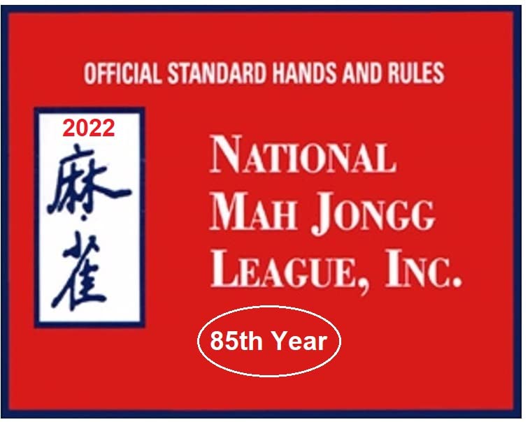 National Mah Jongg League 2022 Large Size Card - Mah Jongg Card - Official Hands and Rules, 173412