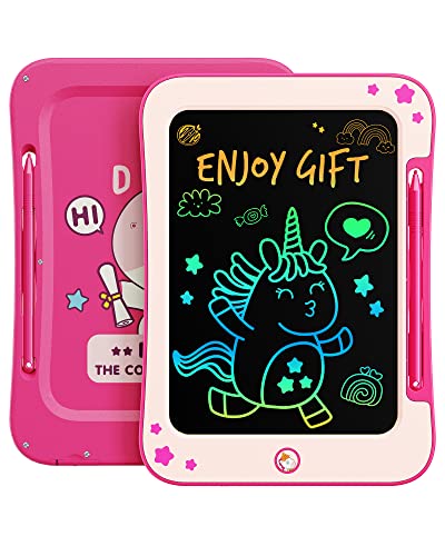 KOKODI Doodle Board for Kids, 8.5 Inch LCD Writing Board, Gifts for 2 3 4 5 6 Years Old Girl and Boy, Colorful Doodle Board for 2-10 Years Old Toddler Toys, Educational Learning Toys