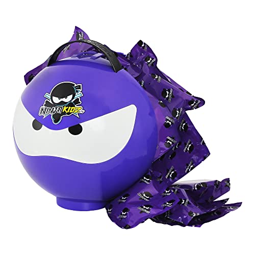 NINJA KIDZ Giant Mystery Ninja Ball - Series 3 with 25 Toys, Cards & Surprises in 2 Unique Balls