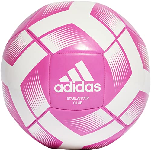 adidas Unisex-Adult Starlancer Club Ball, Team Shock Pink_White, 4