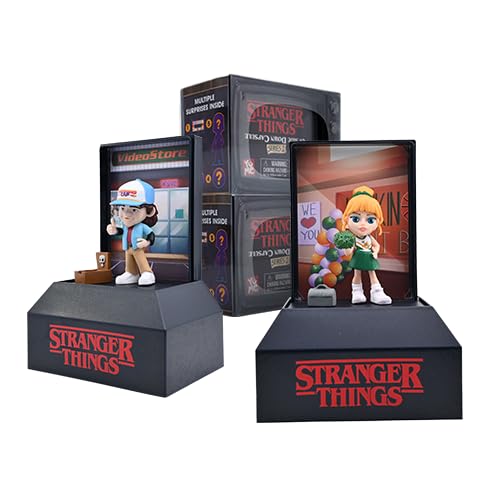 YuMe Official Netflix Stranger Things Surprise Upside Down Capsules Vintage Blind Box Action Figure 80