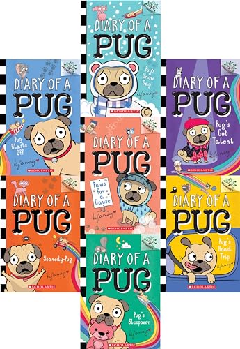 NEW! DIARY OF A PUG Series 7 Books Set