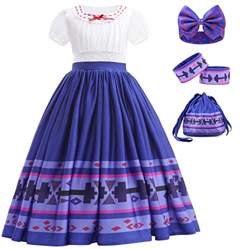 JOURPEO Magic Dress Costume Toddler Girls Cosplay Role Play Clothes Kids Halloween Stage Show Party Dress Up