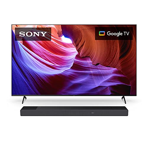 Sony 85 Inch 4K Ultra HD TV X85K Series: LED Smart Google TV, KD85X85K- 2022 Model w_HT-A7000 7.1.2ch 500W Dolby Atmos Sound Bar Surround Sound Home Theater