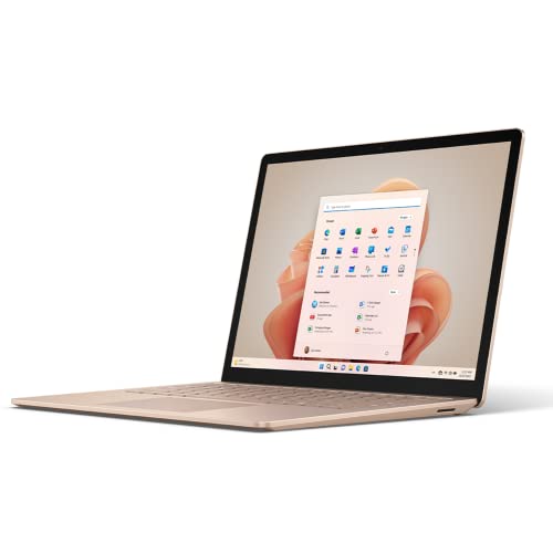 Microsoft Surface Laptop 5 (2022), 13.5" Touch Screen, Thin & Lightweight, Long Battery Life, Fast Intel i5 Processor for Multi-Tasking, 8GB RAM, 512GB Storage with Windows 11, Sandstone