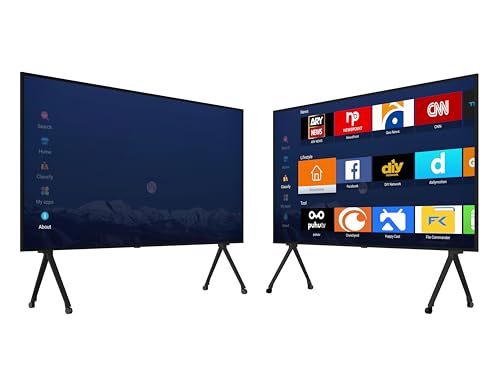 GTUOXIES 98 Inch Mobile Smart TV LED Displays,16:9, TS98D UHD 4K Television with Floor Stand, Wall Mount, Table Base for Home,Business