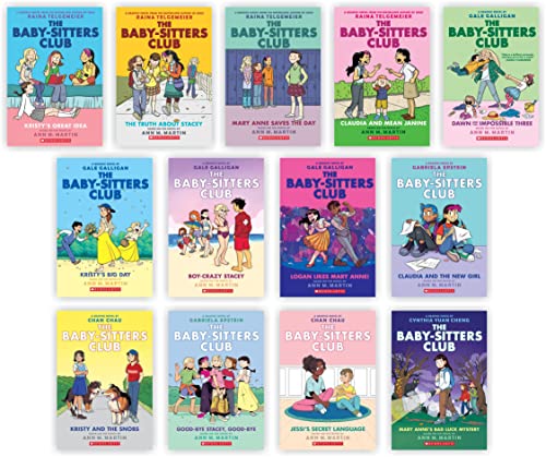 The Baby-Sitters Club Series Graphic Novels Collection Set, Books 1-13 Set (Graphix)