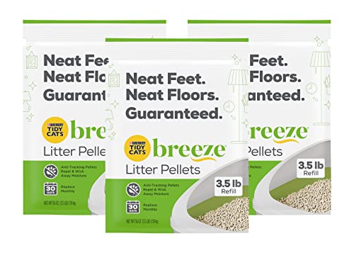 Purina Litter Tidy Cat Breeze Pellets, 3.5 lb (Pack of 3)