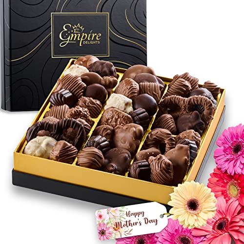 Mothers Day Chocolate Gift Box with Assorted Gourmet Chocolate - Perfect Mother