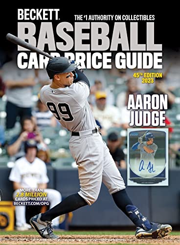 Beckett Baseball Card Price Guide Magazine 2023, 45th Edition Aaron Judge: The #1 Authority on Collectibles