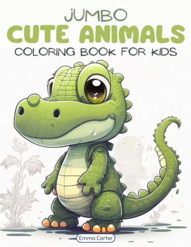 Jumbo Cute Animals Coloring Book for Kids (Jumbo Coloring Books for Kids)