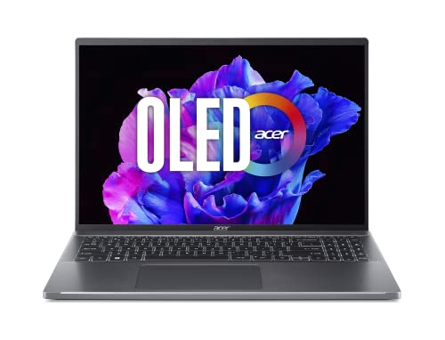 Acer Swift Go 16 Intel Evo Thin & Light Laptop | 16" OLED 3200 x 2000 120Hz 400nit Display | Intel Core i7-13700H | Intel Iris Xe | 16GB LPDDR5 | 1TB Gen 4 SSD | Killer WiFi 6E AX1675 | SFG16-71-7902