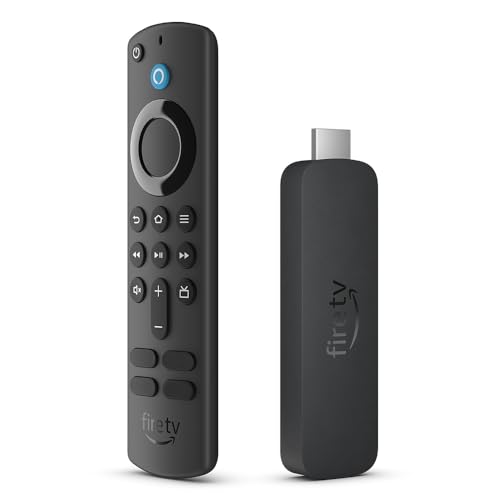 Certified Refurbished Amazon Fire TV Stick 4K streaming device, more than 1.5 million movies and TV episodes, supports Wi-Fi 6, watch free & live TV