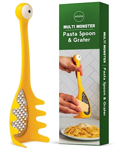 OTOTO Pasta Spoon & Spaghetti Spoon - Cooking Gadgets, Cooking Gifts, Cool Kitchen Gadgets, Cool Gifts, Cute Kitchen Accessories, Funny Gifts, Random Stuff