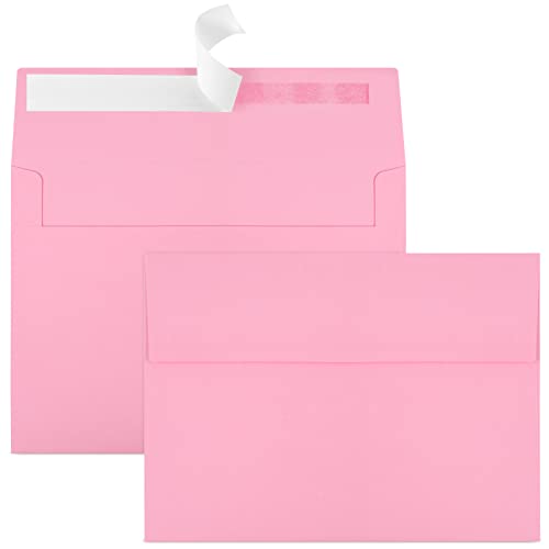 70 Packs of Invitation Envelopes, A2 Envelopes Pink, Postcard Envelopes, Envelopes for 4.5x5.5 Cards, Envelopes for Invitations, Envelopes Self Seal for Photos RSVP, Greeting Cards