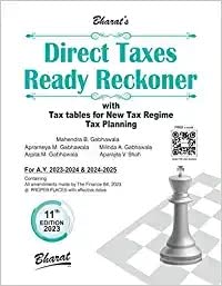 Bharat Direct Taxes Ready Reckoner With Tax Planning (With FREE E-Book Access) By Mahendra B. Gabhawala Edition March 2023 [Paperback] BHARAT