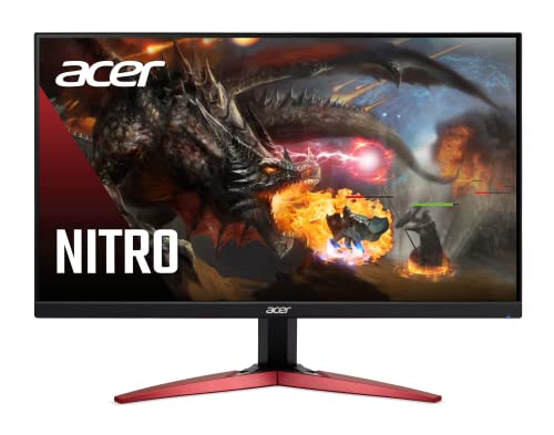 Acer Nitro 27" WQHD 2560 x 1440 PC Gaming Monitor | AMD FreeSync Premium | Up to 240Hz Refresh | Up to 0.5ms HDR350 | DCI-P3 90zz | 1 x Display Port 1.4 & 2 x HDMI 2.1 | KG271U Xbmiipx