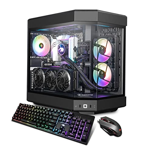 iBUYPOWER Gaming PC Computer Desktop Y60BI9N46T01 (Intel Core i9 13900KF, RTX 4060Ti 8GB, 32GB DDR5 5200 RGB (16x2), 2TB NVMe SSD, Windows 11 Home)