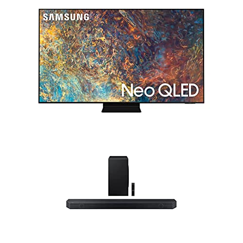 SAMSUNG 98-Inch Class Neo QLED 4K UHD QN90A Series Mini LED Quantum HDR 64x, Smart TV with Alexa Built-in (QN98QN90AAFXZA, 2021 Model), w_HW-Q900C 7.1.2ch Soundbar