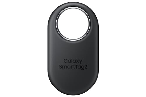 SAMSUNG Galaxy SmartTag2, Bluetooth Tracker, Smart Tag GPS Locator Tracking Device, Item Finder for Keys, Wallet, Luggage, Pets, Use w_ Phones and Tablets Android 11 or Later, 2023, 1 Pack, Black