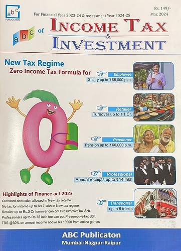 Income Tax and Investment March 2024 - New Tex Regime Zero Income Tex Formula (For Financial Year 2023-24 & Assesment Year 2024-25)