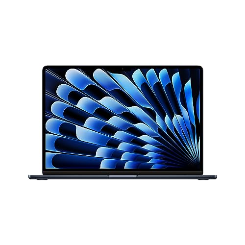 Apple 2023 MacBook Air Laptop with M2 chip: 15.3-inch Liquid Retina Display, 16GB Unified Memory, 512GB SSD Storage, 1080p FaceTime HD Camera, Touch ID. Works with iPhone_iPad; Midnight