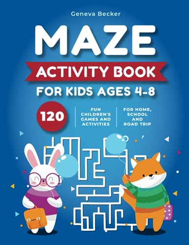 Maze Activity Book for Kids Ages 4-8: 120 Fun Children