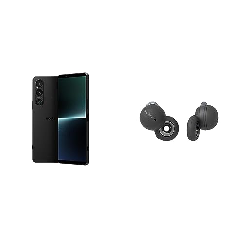 Sony Xperia 1 V 256GB 5G Factory Unlocked Smartphone [U.S. Official w_Warranty] & LinkBuds Truly Wireless Earbud Headphones with an Open-Ring