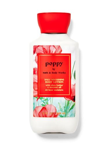 Bath & Body Works Poppy Body and Hand Lotion Pack of, 8oz (Poppy)