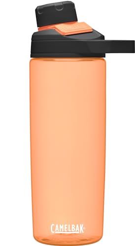 CamelBak Chute Mag BPA Free Water Bottle with Tritan Renew - Magnetic Cap Stows While Drinking, 20oz, Desert Sunrise