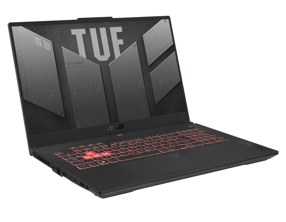 ASUS TUF Gaming A17 (2023) Gaming Laptop, 17.3” FHD 144Hz Display, GeForce RTX 4050, AMD Ryzen 9 7940HS, 16GB DDR5, 1TB PCIe 4.0 SSD, Wi-Fi 6, Windows 11, FA707XU-EH94