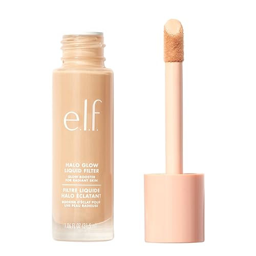 e.l.f. Halo Glow Liquid Filter, Complexion Booster For A Glowing, Soft-Focus Look, Infused With Hyaluronic Acid, Vegan & Cruelty-Free, 0 Fair