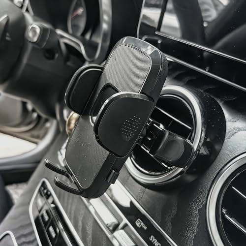 szyuchen Car Cell Phone Holder Mount for Ford Mustang Ecoboost GT Premium Shelby GT 350 500 Shelby GT500 V6 (Not for Mach E) 2015-2023 Accessories Circular Air Vents Cellphone Mobile Phone Stand