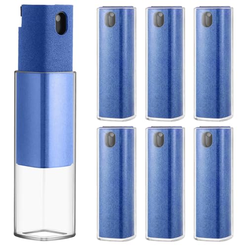 LOYIM 6 Pcs Screen Cleaner Tool Touchscreen Mist Cleaner Empty Screen Cleaner Spray Bottle Portable Mini Cleaner Spray for Phones Laptop Tablet Screens Computer Cleaner Accessory (Blue)