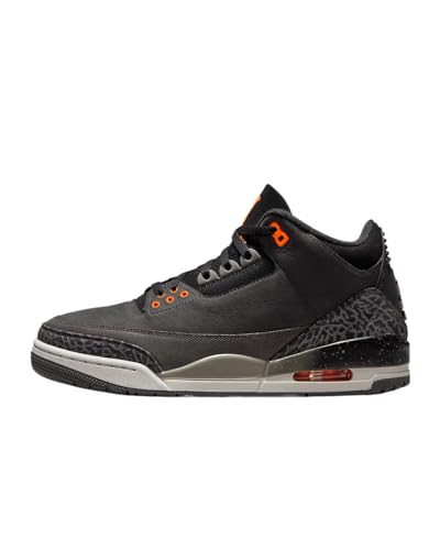 Jordan Mens Air 3 "Fear (2023)" - Night Stadium_Total Orange-Black-Flat Pewter-Neutral Grey - Size 10.5