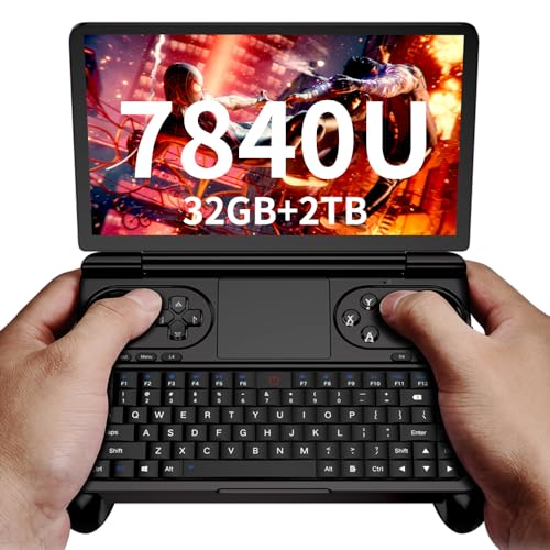 GPD Win Mini [AMD Ryzen 7 7840U-32GB+2TB] 7 Inches Mini Handheld Win 11 PC Game Console Gameplayer 1920X1080 TouchScreen Laptop Tablet PC