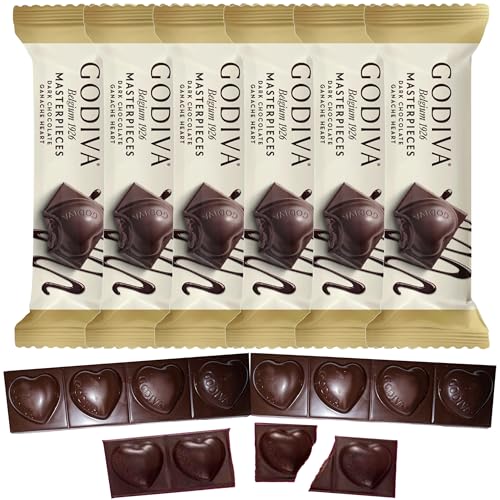 Godiva Chocolate Hearts Bar, 6 Pack Valentine