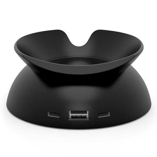 All-New, Made for Amazon Stand with USB-C and USB-A Charging Ports for Echo Spot (2024 Release)