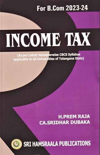 INCOME TAX for B.Com 2023-24