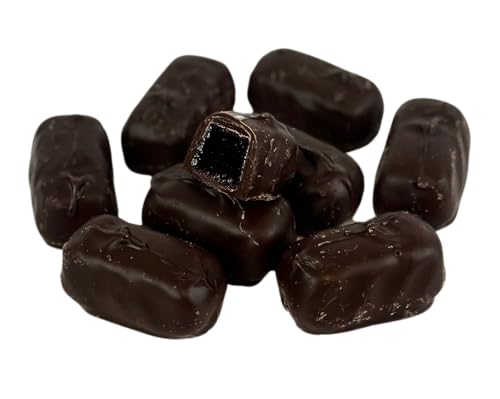 Cozy Confections Dark Chocolate Covered Raspberry Jellies, 1 Pound