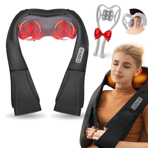 Xllent Prime Deals Today 2024,Birthday Gifts for Women - Neck Massager,Lightning Deals of Today Prime - Gifts for Women_Men,Teen Girl Gifts Trendy Stuff,Wedding Gifts(Black)