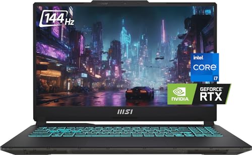 MSI Cyborg 15 Gaming Laptop, 15.6" 144Hz FHD IPS, Intel Core i7-12650H(> i9-11900H), NVIDIA Geforce RTX 4060 8GB, 32GB DDR5 RAM, 1TB PCIe SSD, Backlit KB, HDMI, USB-C, Win 11, w_CUE Accessories