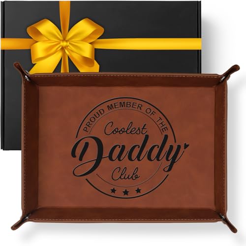 Fathers Day Dad Gifts, Gifts for Dad from Daughter Son, Valet Tray, Dads Gifts for Fathers Day, Fathers Day Husband Gifts from Wife, Fathers Day Christmas Birthday Gifts for Men Him Dad Husband