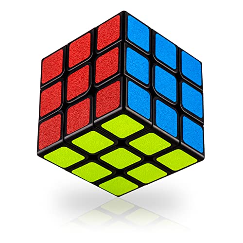 Speed Cube Smooth Turning Magic Cube 3x3x3 Brain Teaser Puzzle Cube Sticker (2.2 inches)
