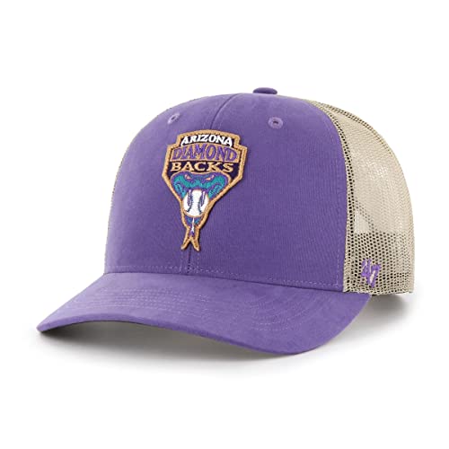ARIZONA DIAMONDBACKS COOPERSTOWN HAVEN ’47 TRUCKER OSF _ VINTAGE PURPLE _ A