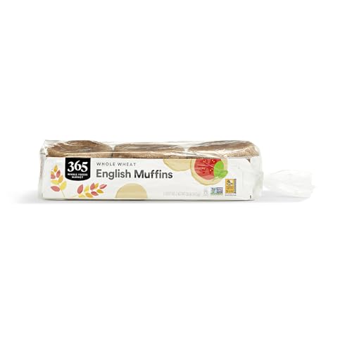 365 by Whole Foods Market, English Muffin Wheat Fresh, 15 Ounce