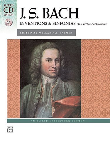 Bach — Inventions & Sinfonias (2 & 3 Part Inventions): Comb Bound Book & CD (Alfred Masterwork CD Edition)