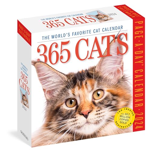 365 Cats Page-A-Day Calendar 2024: The World’s Favorite Cat Calendar